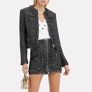Jonathan Simkhai Sparkle Bouclé Mini Skirt